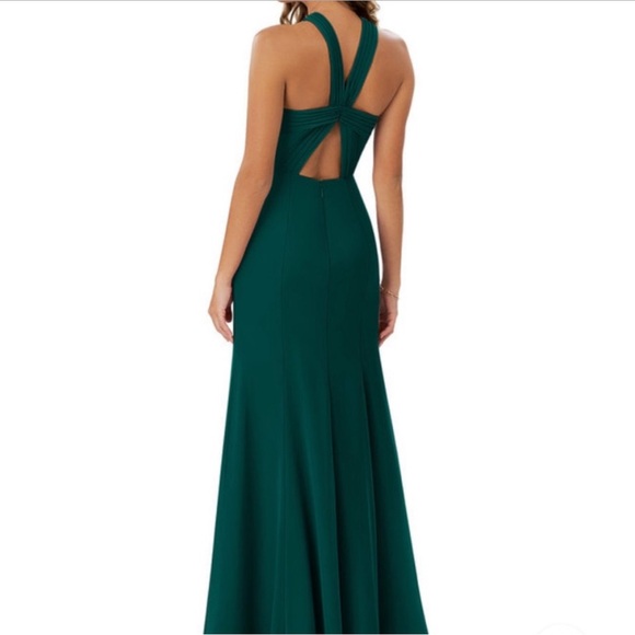 Worn Once Bridesmaid Dress - Pine - Picture 2 of 6